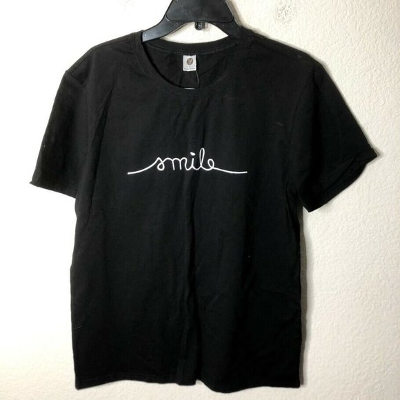 YITAN Women Graphic Cute Tee Funny T Shirts Black - Picture 1 of 5